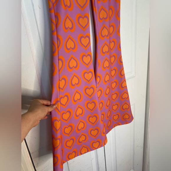 Vintage Supply Heart Bellbottom Pants - Picture 2 of 4